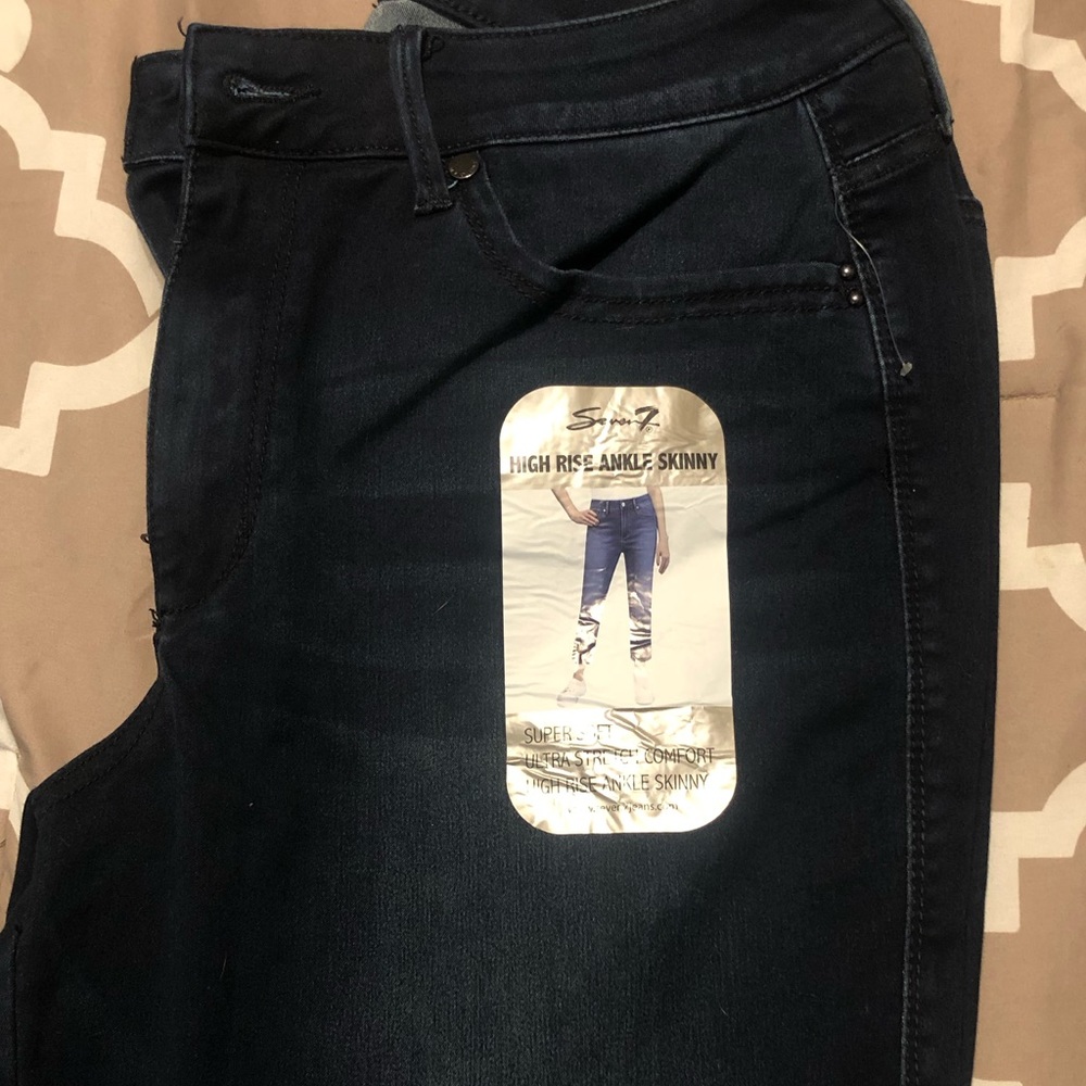 Seven7 High Rise Ankle Skinny Jeans